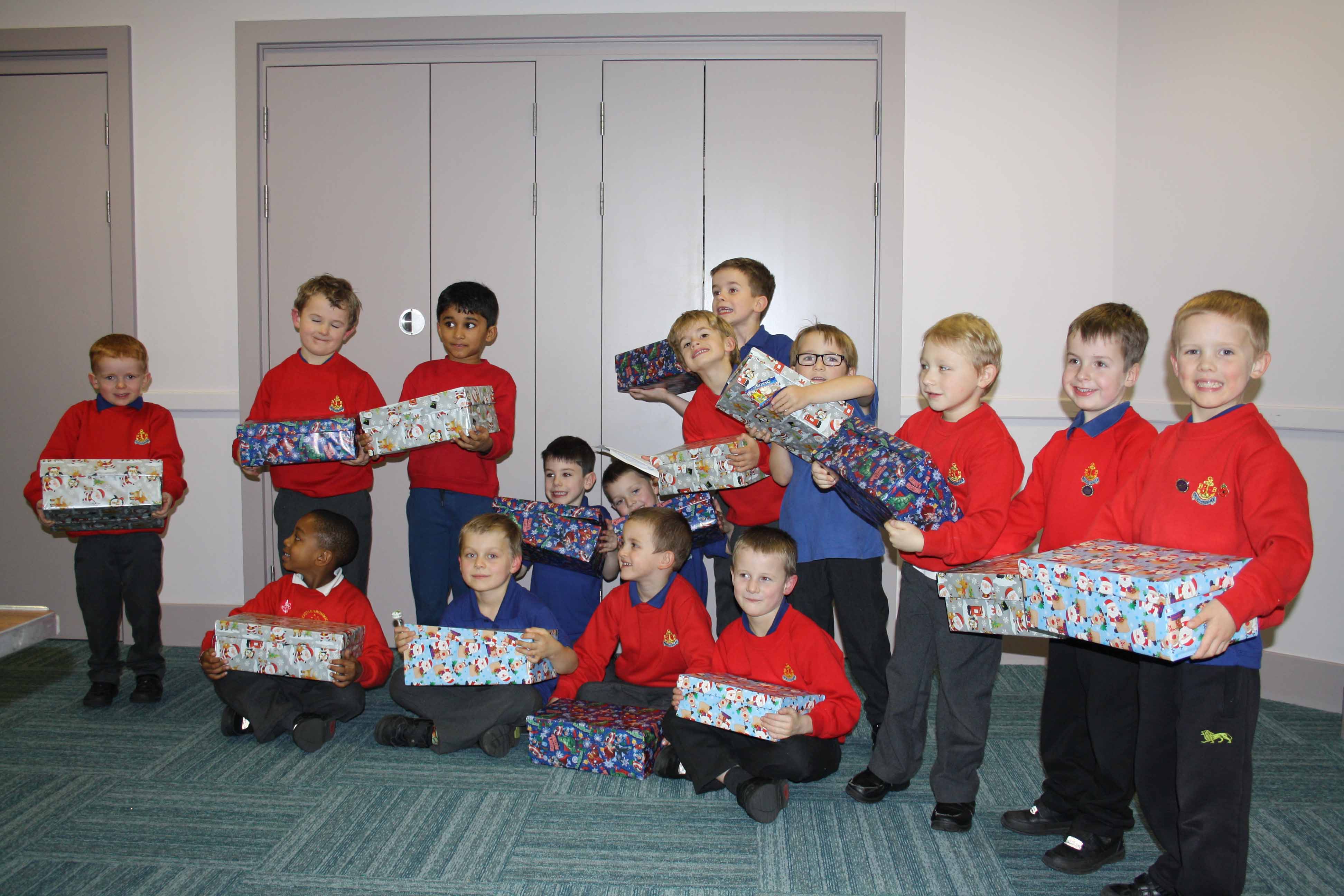 Our Anchor Boy Section Operation Christmas Child